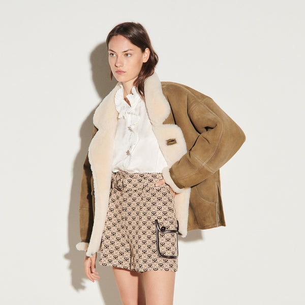 Sandro | Short de jacquard doble S Johnny para mujer.