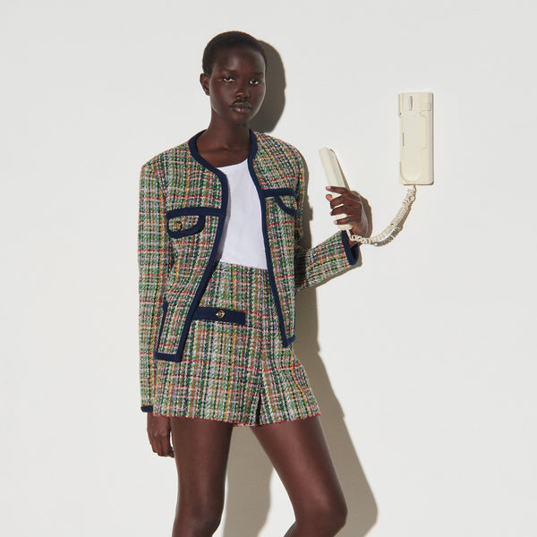 Sandro | Short de tweed multicolor Joli para mujer.