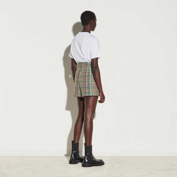 Short de tweed multicolor Joli