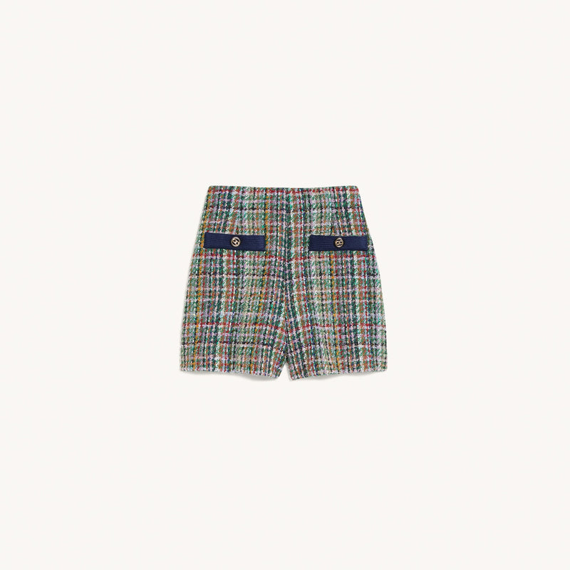Short de tweed multicolor Joli