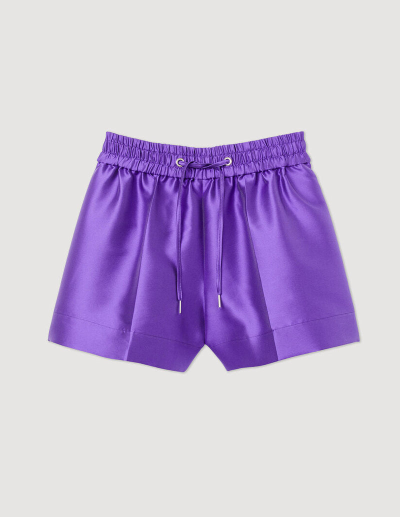 Short ancho satinado