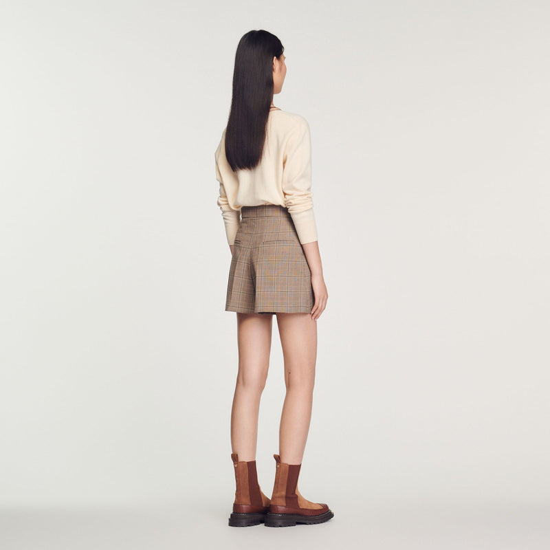 Short de cuadros