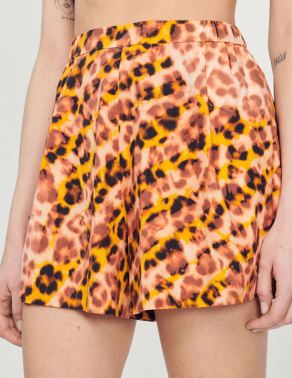 Sandro | Short de estampado de leopardo para mujer.