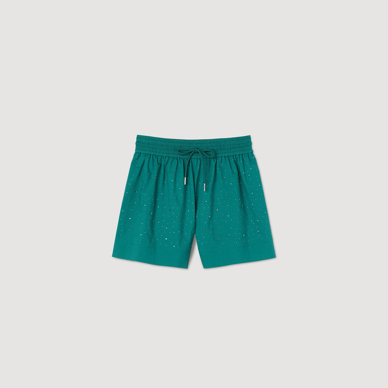 Shorts con strass