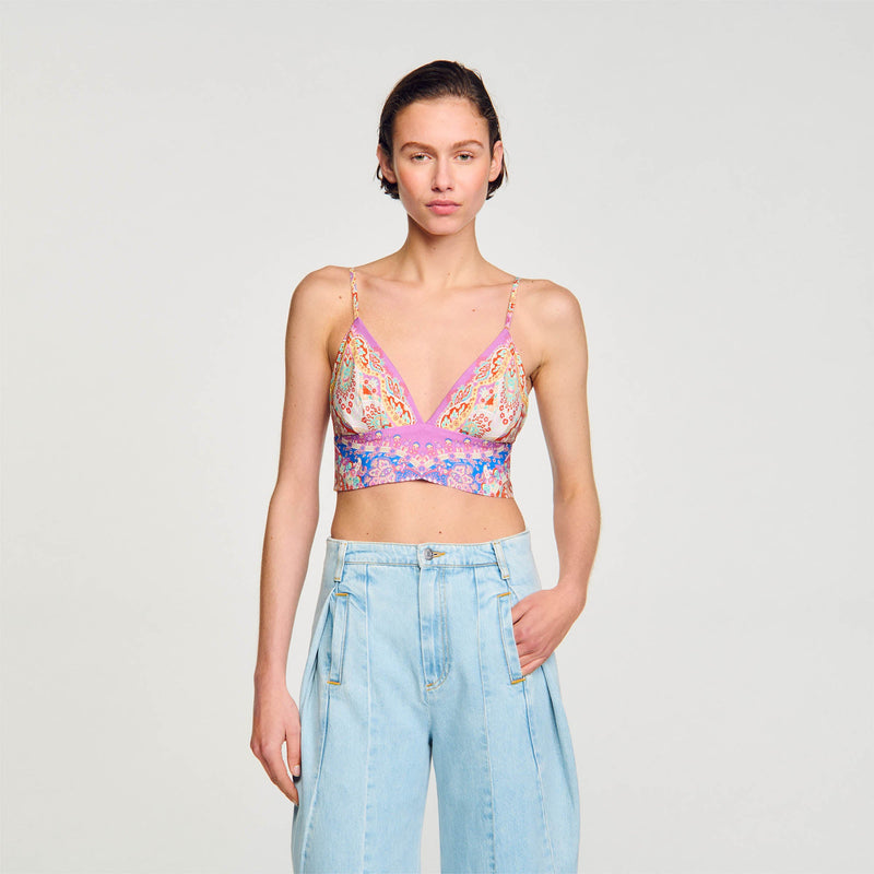 Bralette estampado