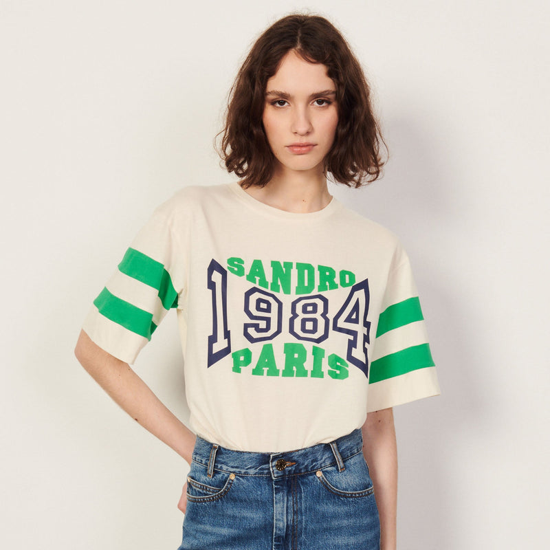 Sandro | Camiseta con mensaje para mujer.