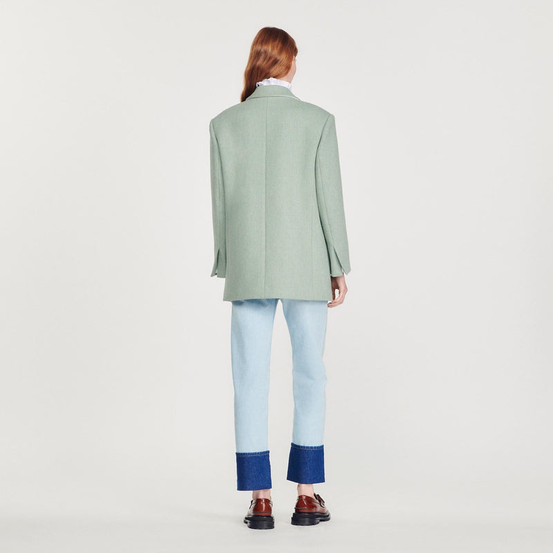 Sandro | Chaqueta de sastre oversize para mujer.