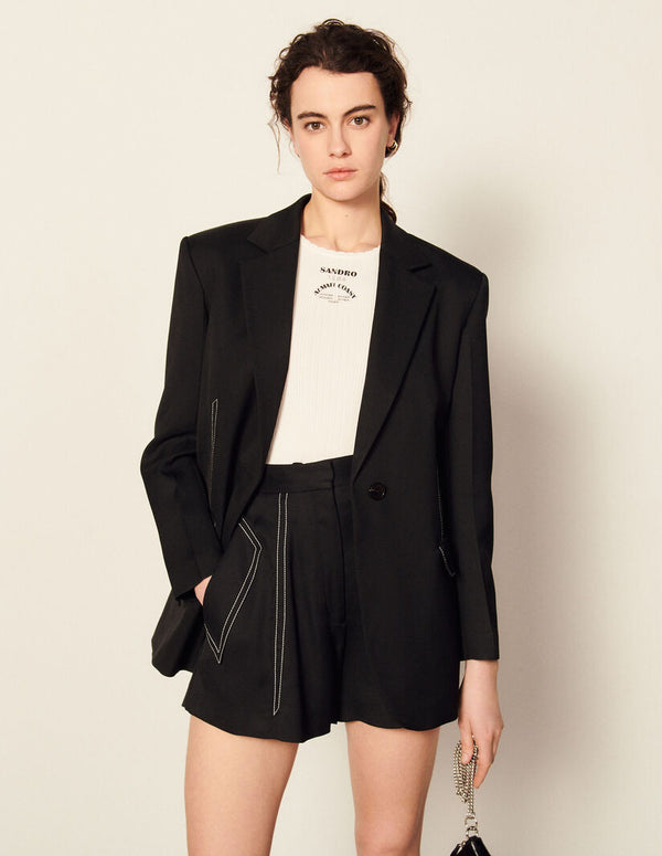 Saco Coordinado Alexi Negro