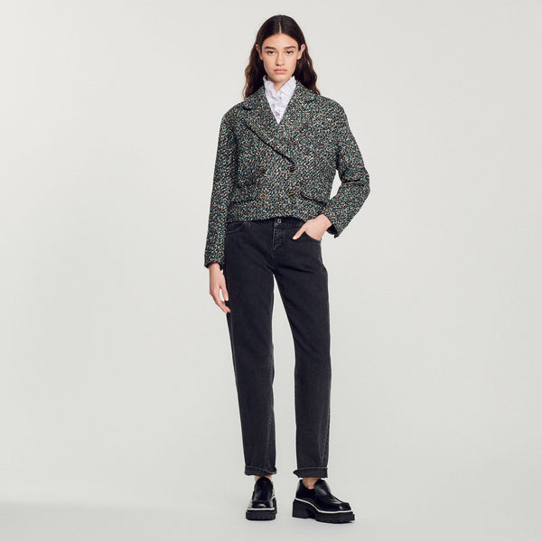 Chaqueta corta de tweed