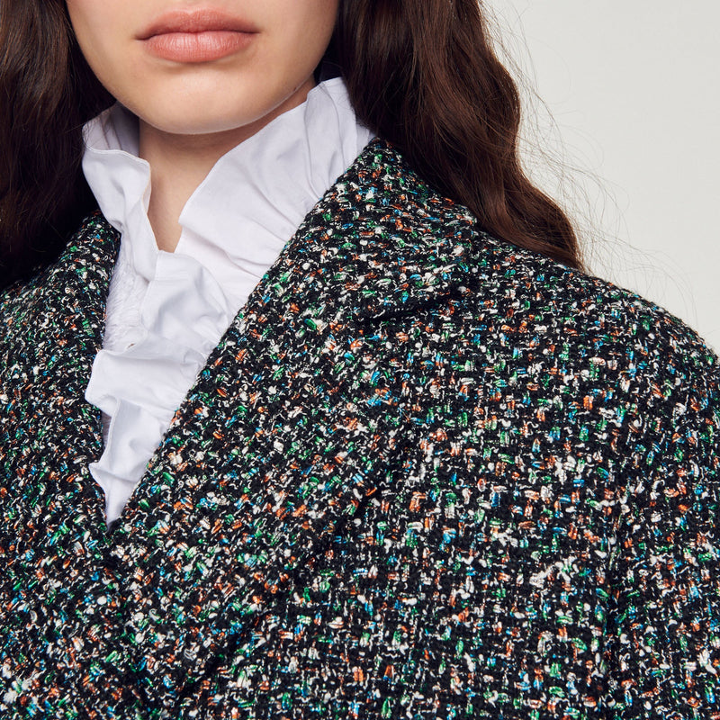 Chaqueta corta de tweed