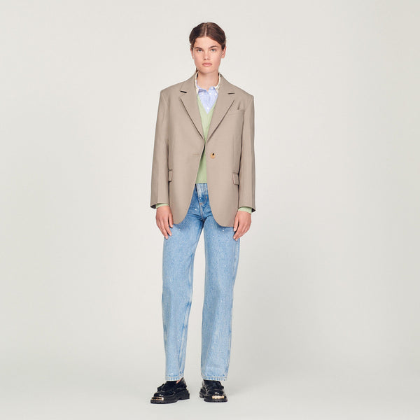 Chaqueta de sastre con bolsillos
