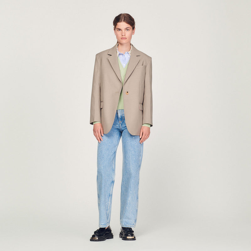 Chaqueta de sastre con bolsillos