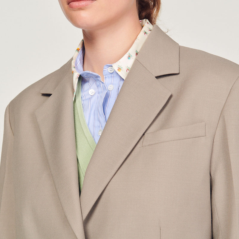 Chaqueta de sastre con bolsillos