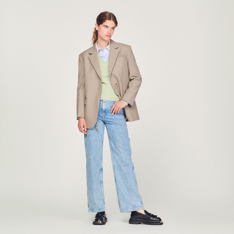 Chaqueta de sastre con bolsillos
