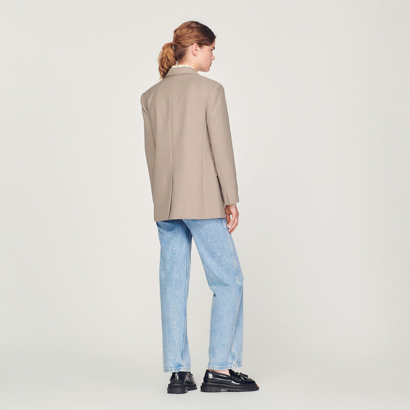 Chaqueta de sastre con bolsillos