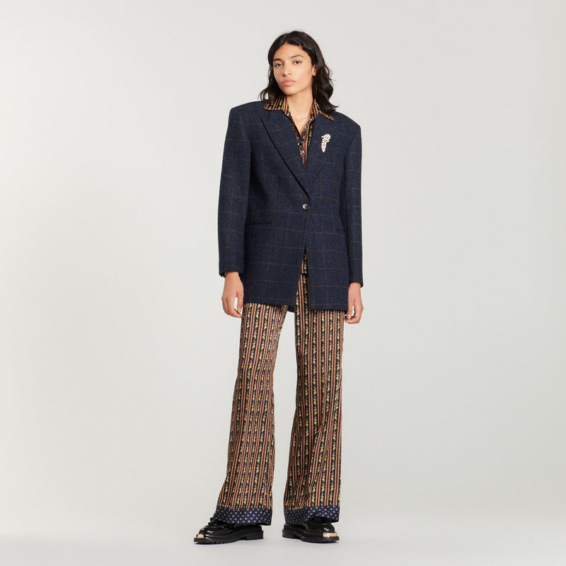 Chaqueta de sastre de cuadros