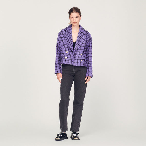 Sandro | Chaqueta corta de tweed para mujer.
