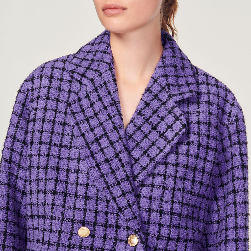 Chaqueta corta de tweed
