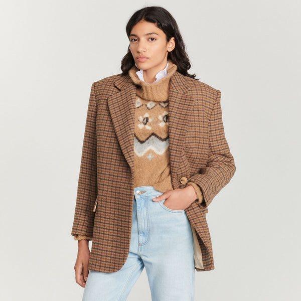 Sandro | Chaqueta de sastre oversize para mujer.