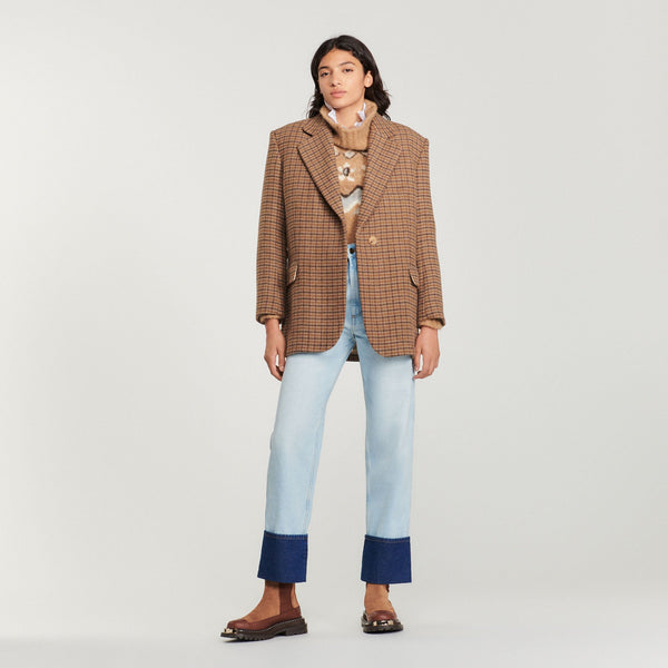 Sandro | Chaqueta de sastre oversize para mujer.