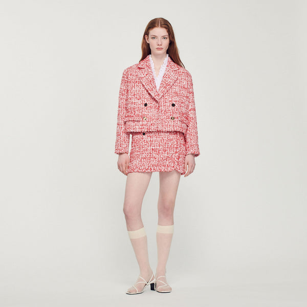 Sandro | Chaqueta corta de tweed para mujer.