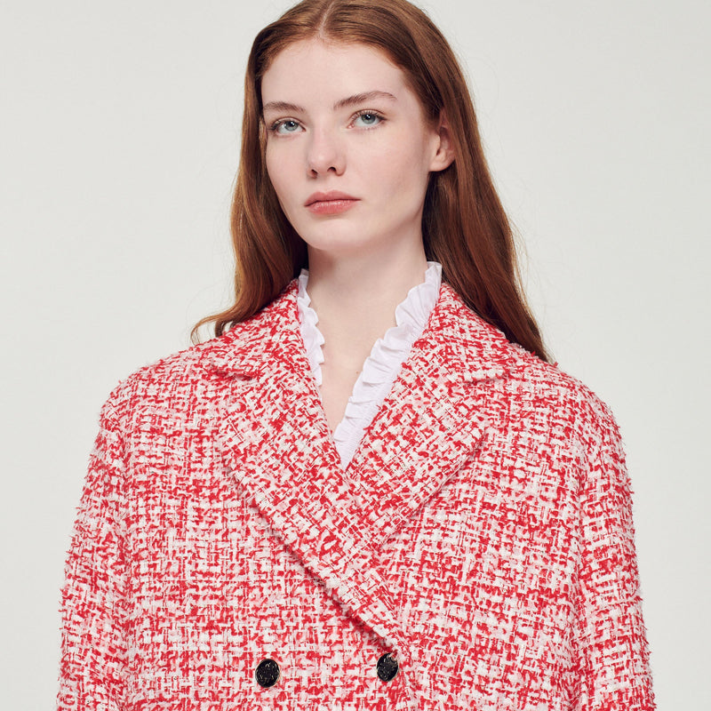 Sandro | Chaqueta corta de tweed para mujer.