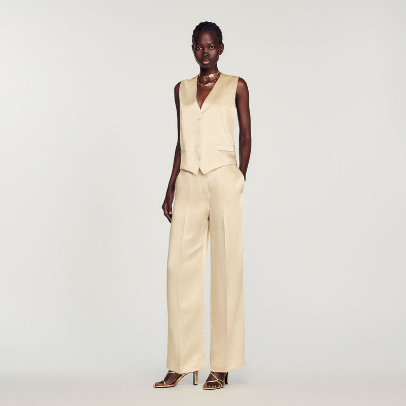 Sandro | Blazer sin mangas para mujer.
