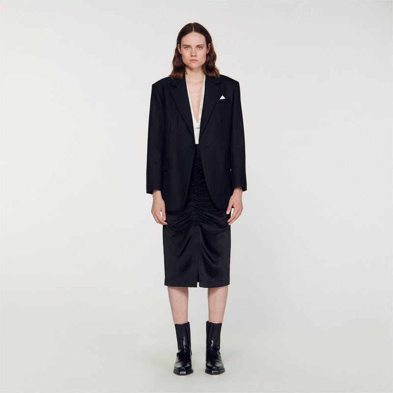 Sandro | Chaqueta de traje sobredimensionada para mujer.