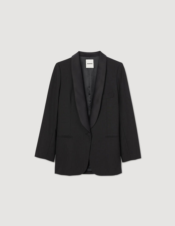 Sandro | Chaqueta de esmoquin para mujer.