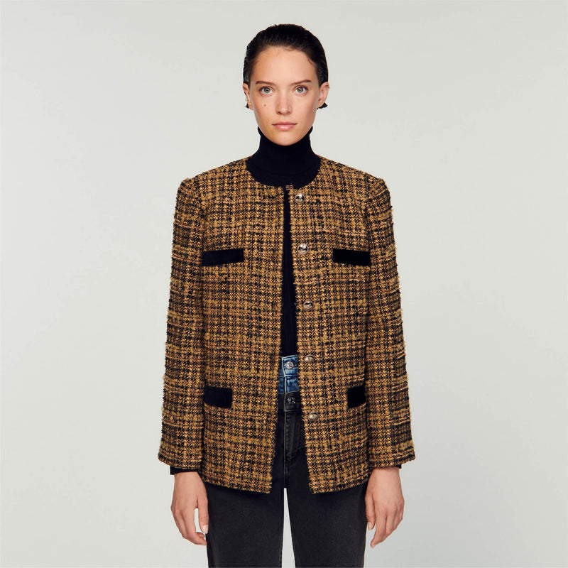 Chaqueta de tweed