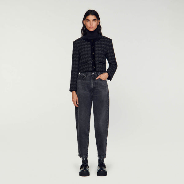 Sandro | Chaqueta corta de tweed para mujer.