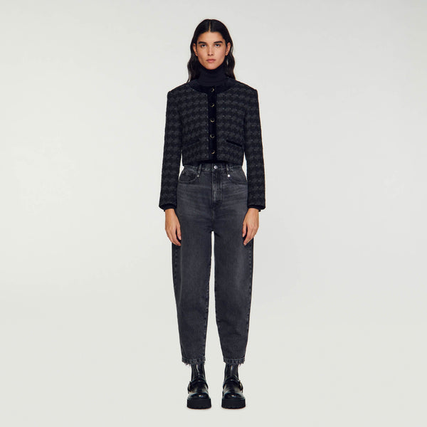Sandro | Chaqueta corta de tweed para mujer.