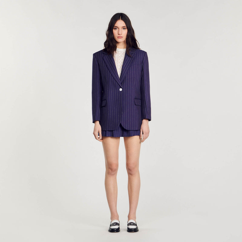 Chaqueta de sastre de rayas