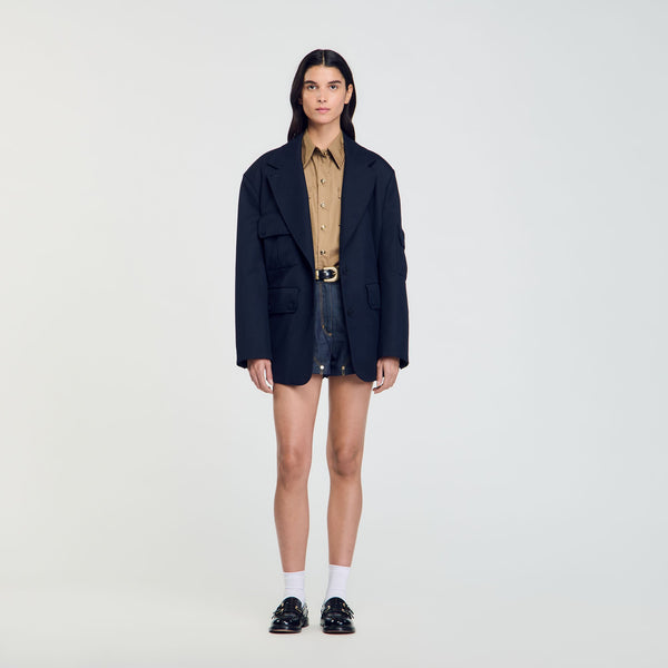 Chaqueta de traje oversize