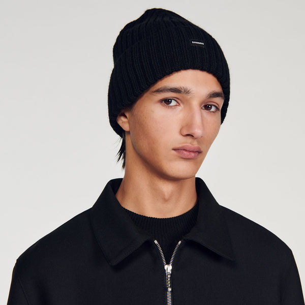 Sandro | Gorro de punto para hombre.