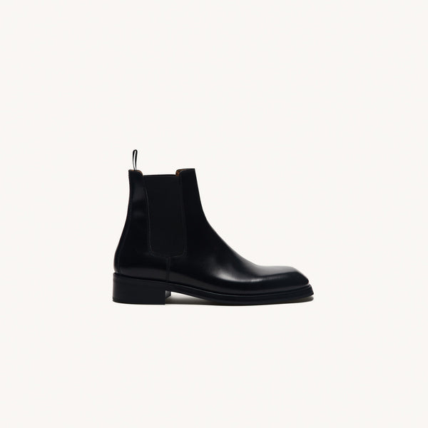 Botas de piel lisa