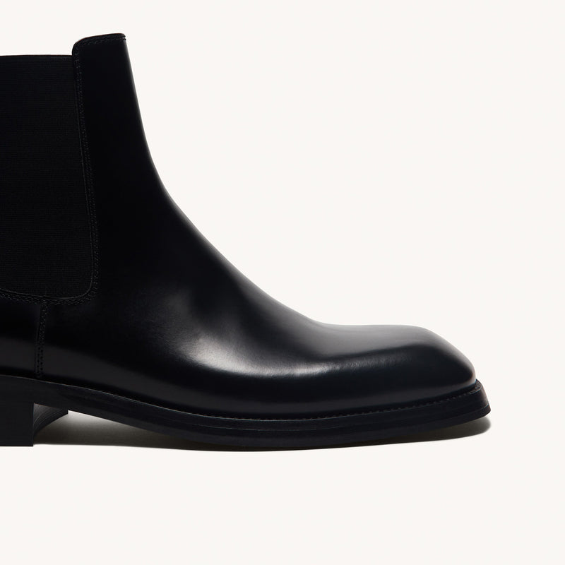 Botas de piel lisa
