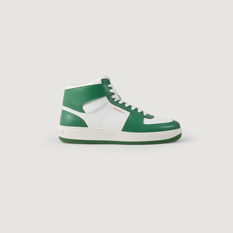 Sandro | Sneakers altas de pie para hombre.