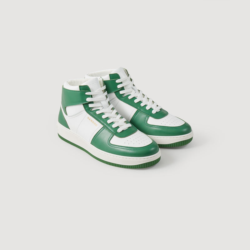 Sandro | Sneakers altas de pie para hombre.