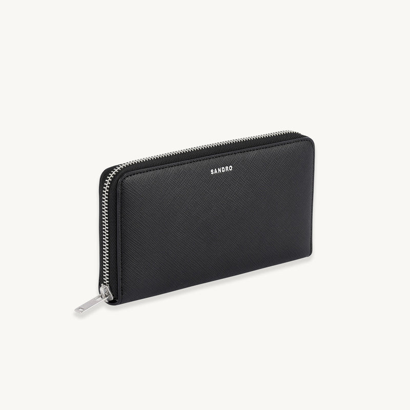 Sandro | Cartera grande de piel para hombre.