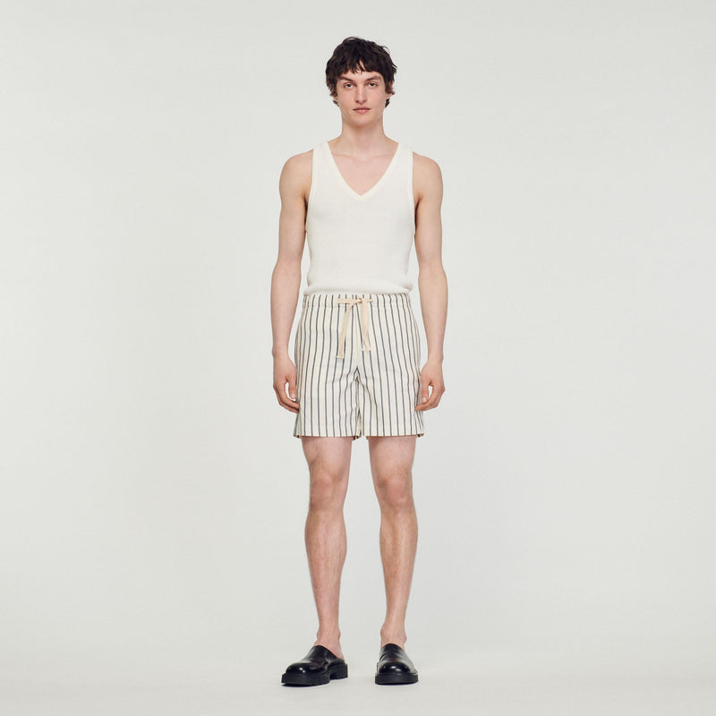 Sandro | Shorts de Rayas para hombre.