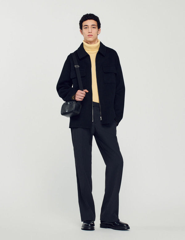 Sandro | Cazadora de lana para hombre.
