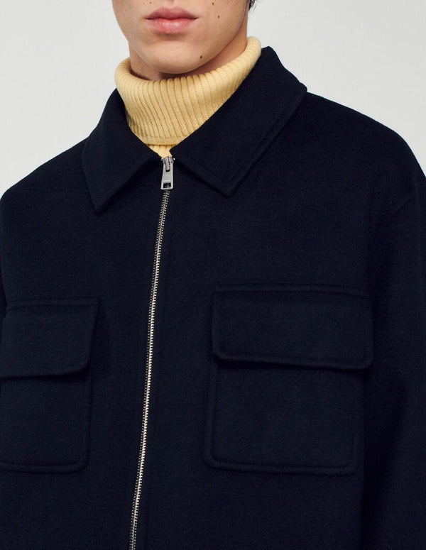 Sandro | Cazadora de lana para hombre.