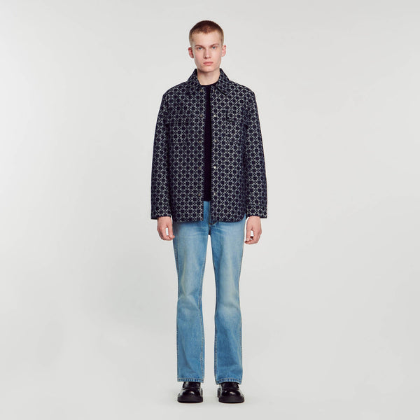Sandro | Sobrecamisa Square Cross para hombre.