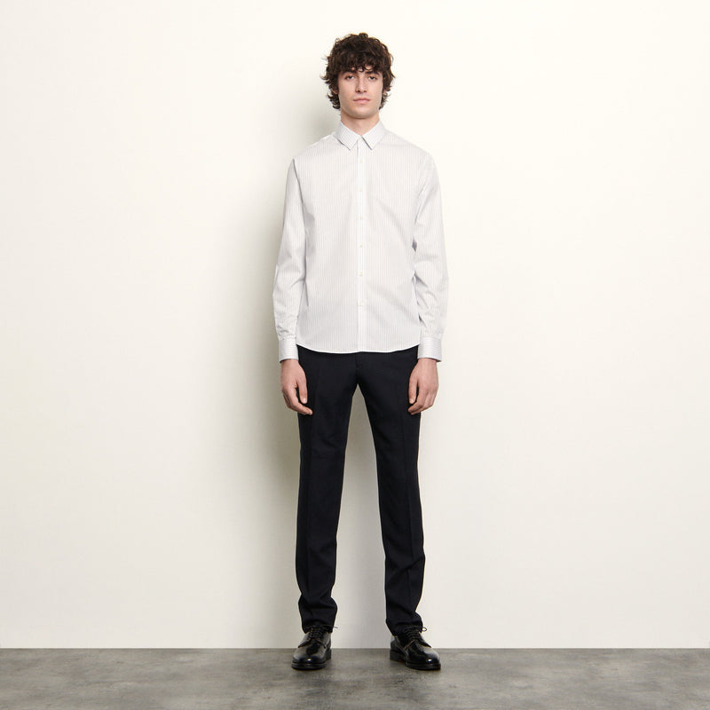 Camisa Seamless Stripes Blanco