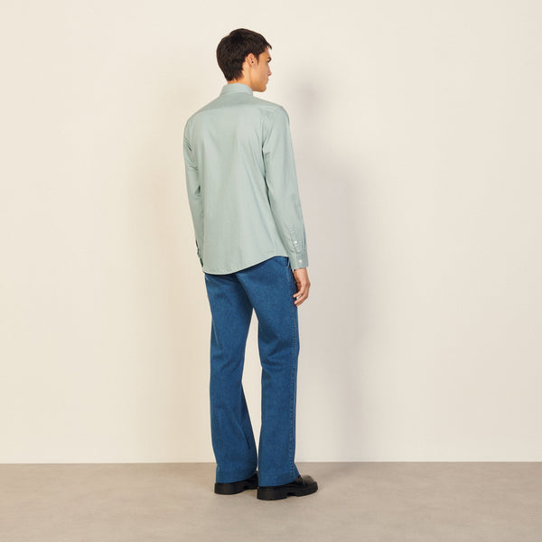 Camisa de algodón con bordado
