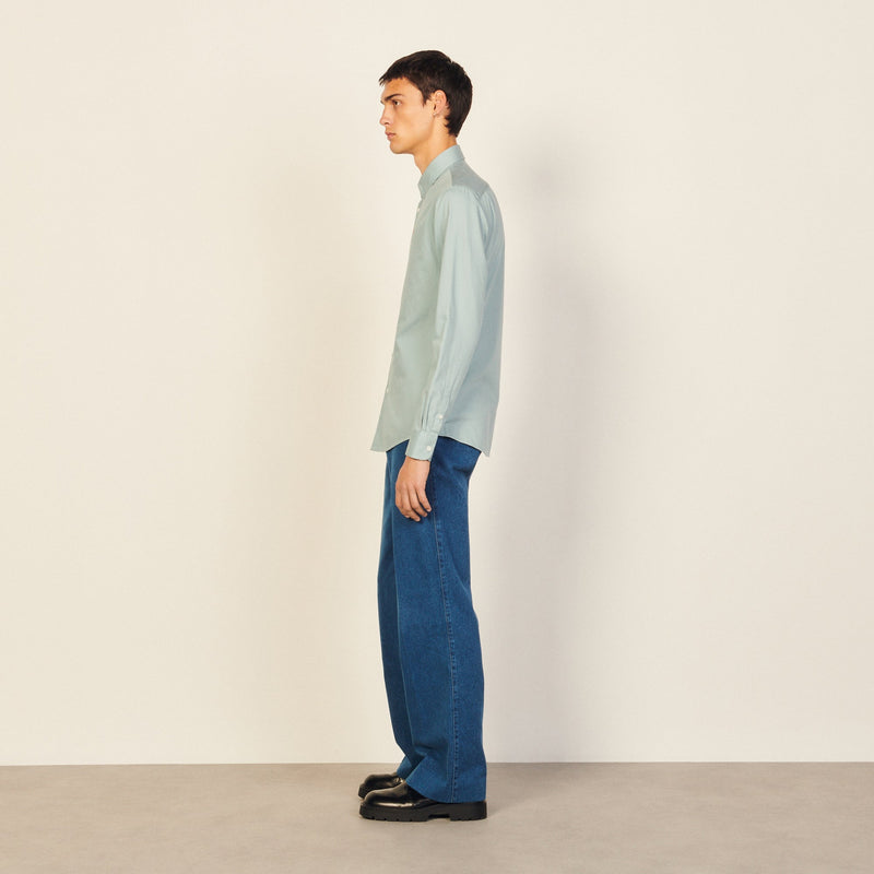 Camisa de algodón con bordado