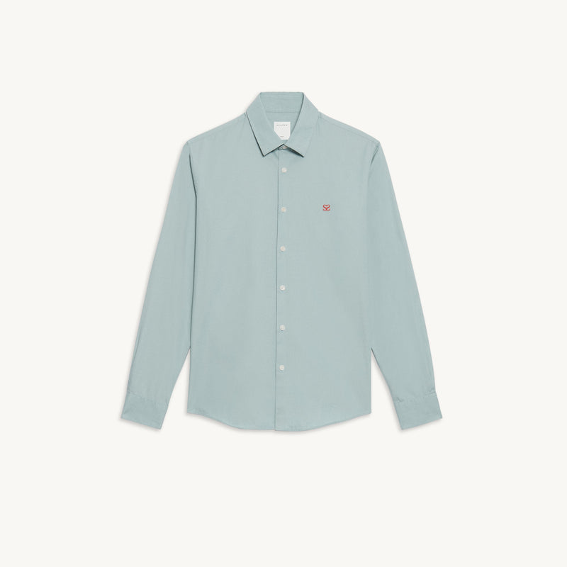 Camisa de algodón con bordado