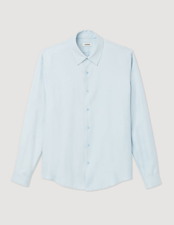 Camisa fluida de manga larga
