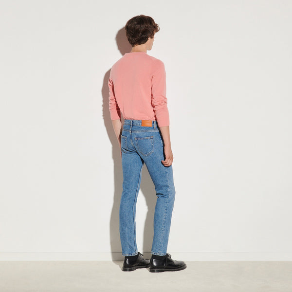 Jeans Slim Mid Blue Azul Denim